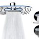 A-Flow™ 2 Function – Waterfall and Water Spray - Luxury Large 8” Shower Head / ABS Material with Chrome Finish / Enjoy an Invigorating & Luxurious Spa-like Experience – LIFETIME WARRANTY