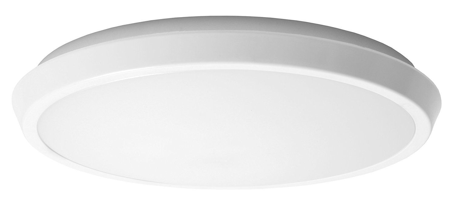GE Lighting 33741 LED 15-watt 1000-Lumen 9-Inch Indoor Flush Mount Ceiling Fixture, Direct-Wire, Soft White, 1-Pack