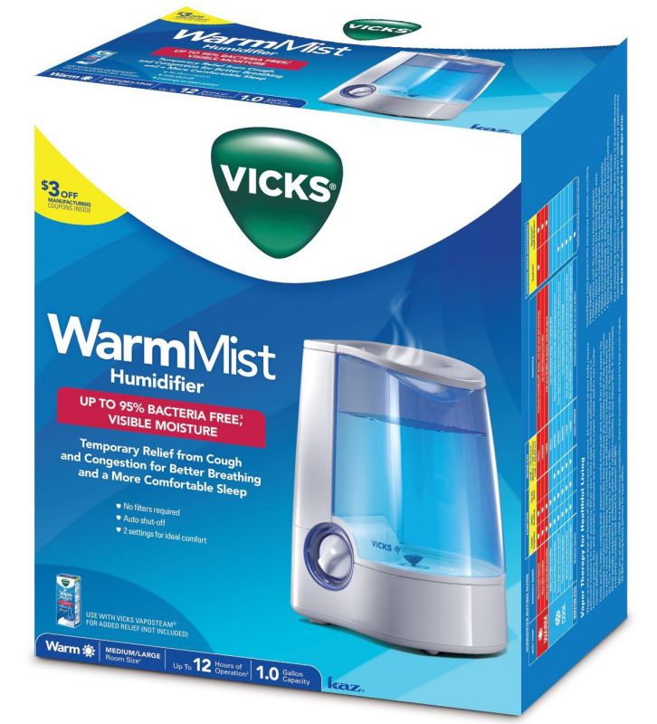 Vicks Warm Mist Humidifier Box