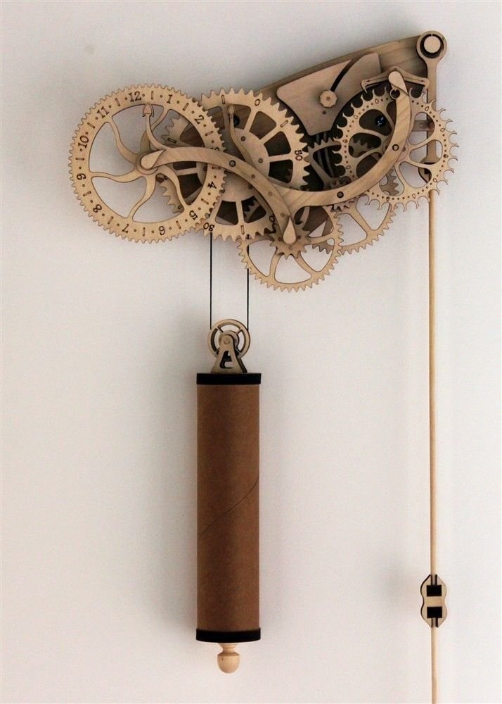 Abong Mechanical Wooden Clock Kit