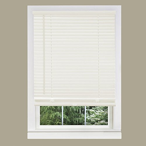 Achim Home Furnishings Morning Star 1-Inch Mini Blinds, 22 by 64-Inch, White