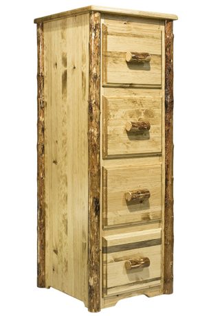 Montana Woodworks Glacier Country Collection 4 Drawer Solid Wood Cabinet