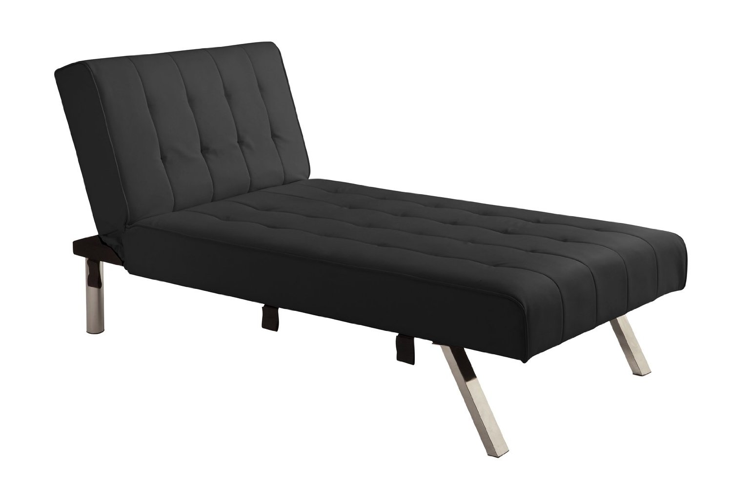 DHP Emily Chaise Lounger, Black