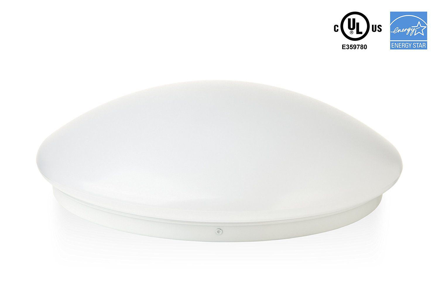 Hyperikon LED Flush Mount Ceiling Light, 16", 35W (150W equivalent), 3100lm, 4000K (Daylight Glow), 120° Beam Angle, 120-240V, UL and ENERGY STAR Listed, 16-Inch Flush Mount, Instant-On