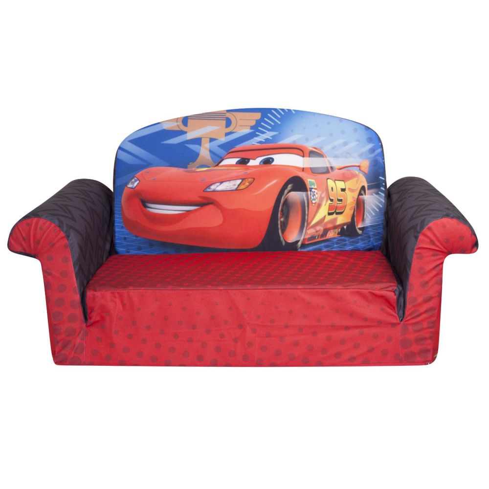 Marshmallow Children's Furniture - 2 in 1 Flip Open Sofa - Disney Cars 2