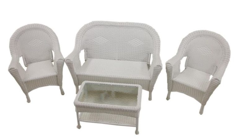 White Wicker Patio Furniture Design and Maintaining – HomeInDec