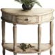 Butler Home Decor Demilune Console Table Finish Type - Heavy Chateau Gray