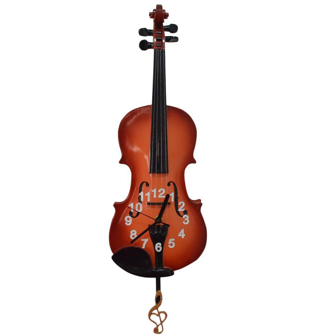 Giftgarden Violin Decor Wall Clocks Musical Gift for Home Decoration