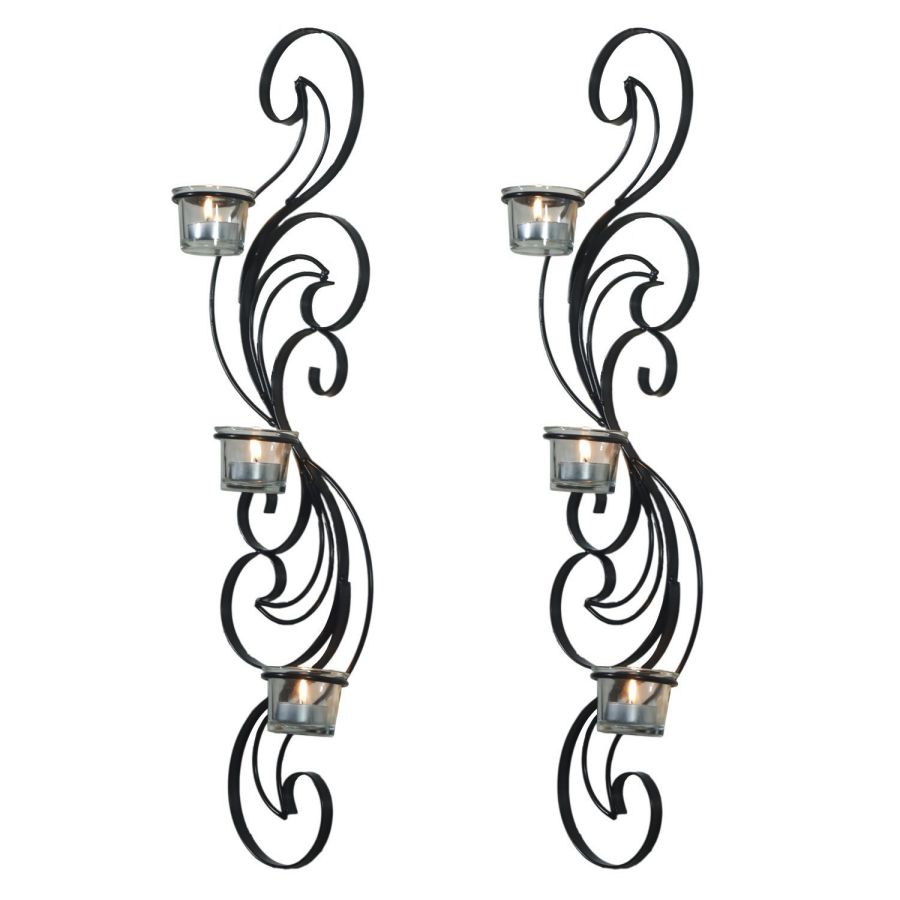 Joveco Wall Mount Candle Sconces Holders, Set of 2