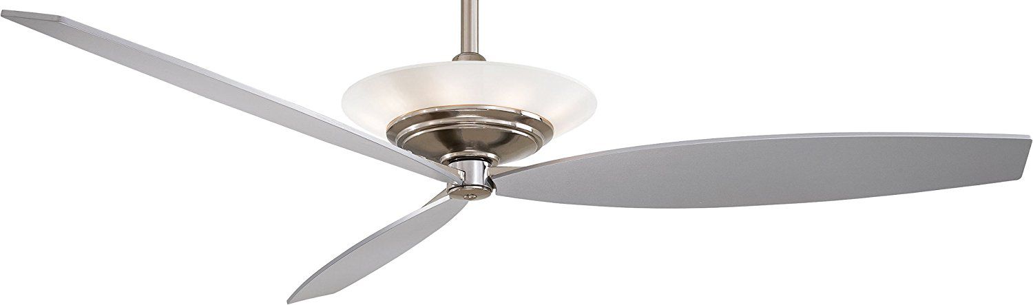 Minka-Aire F737-BN, Moda, 60" Ceiling Fan with Remote Control, Brushed Nickel