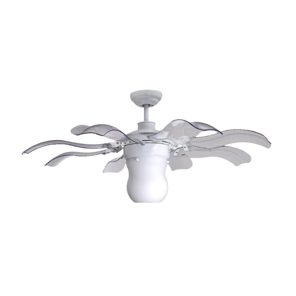 Vento Fiore 42 In. White Retractable Ceiling Fan by Vento