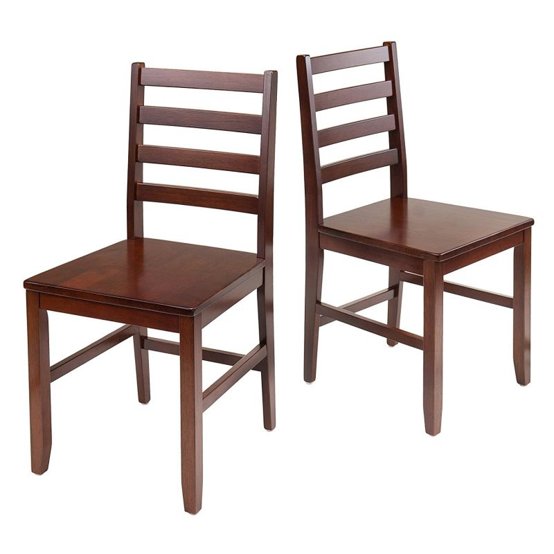 Winsome Wood Hamilton 2-Piece Ladder Back Chair