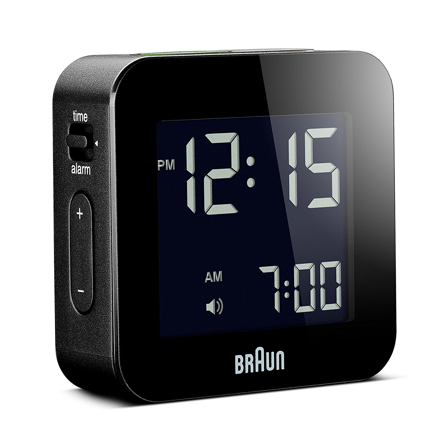 Braun BNC008BK LCD Quartz Alarm Clock 