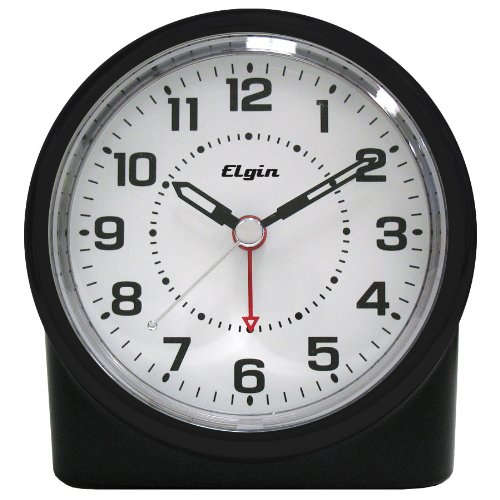 Elgin 3675E Battery-Operated Analog Alarm Clock