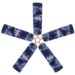 Fan Blade Designs V8K3CP-64P Ceiling Fan Blade Covers, Outer Space