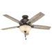 Hunter 53333 52" Donegan Onyx Bengal Ceiling Fan with Light