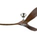 Monte Carlo 3MAVR60BS Maverick 60" Indoor/Outdoor Ceiling Fan With Remote, Brushed Steel Finish