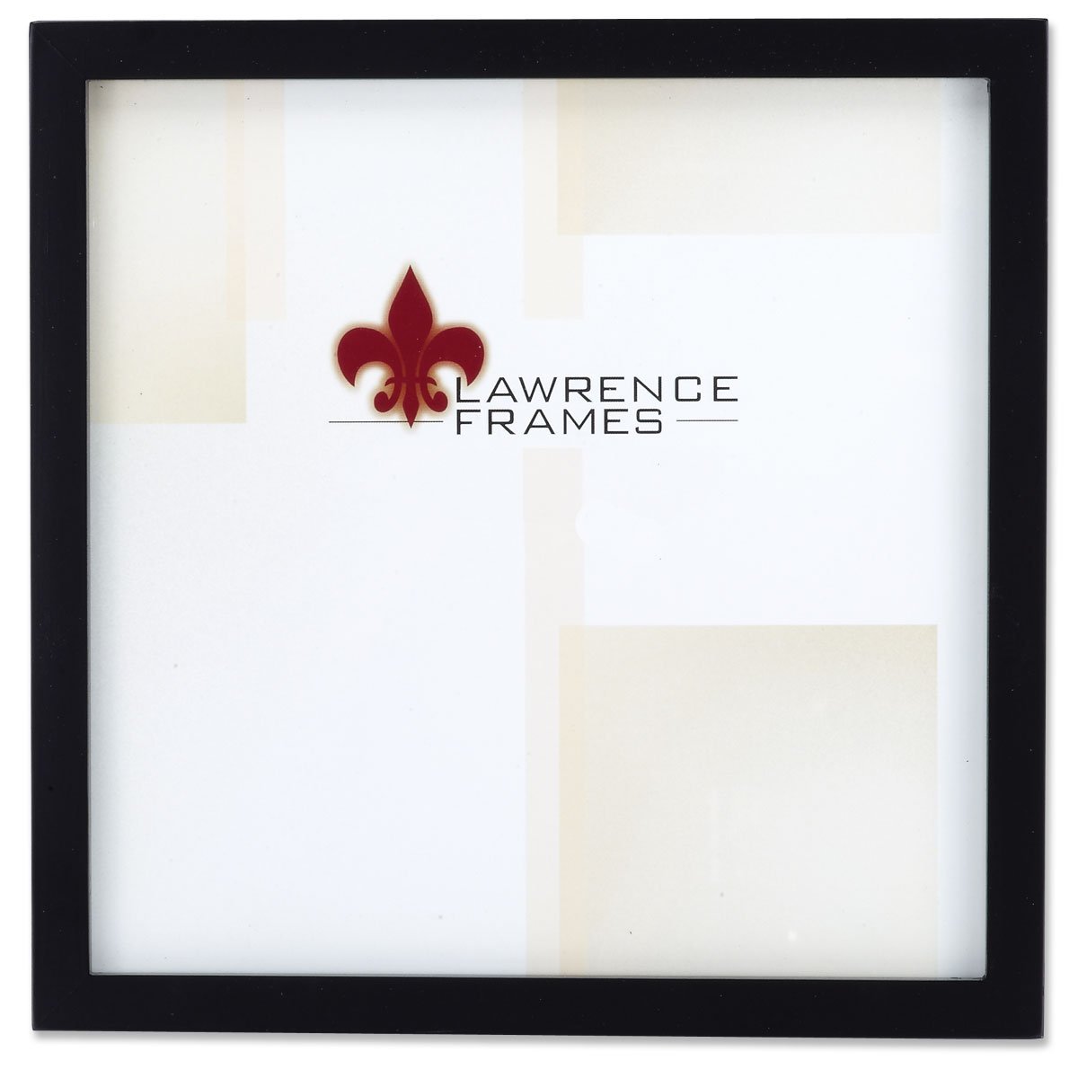 Lawrence Frames 755510 Black Wood Picture Frame, 10 by 10-Inch