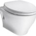 TOTO CT418F#01 Aquia Wall-Hung Dual-Flush Toilet Bowl, Cotton White