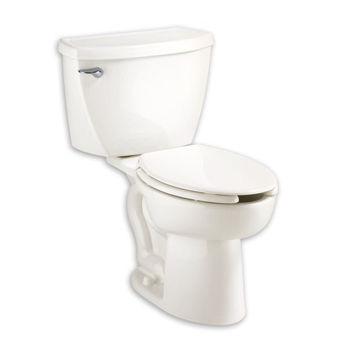 American Standard 2467.016.020 Cadet Right Height Elongated Pressure Assisted Two Piece Toilet, White