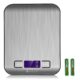 Etekcity Digital Kitchen Scale Multifunction Food Scale, 11 lb 5 kg, Silver, Stainless Steel (Batteries Included)