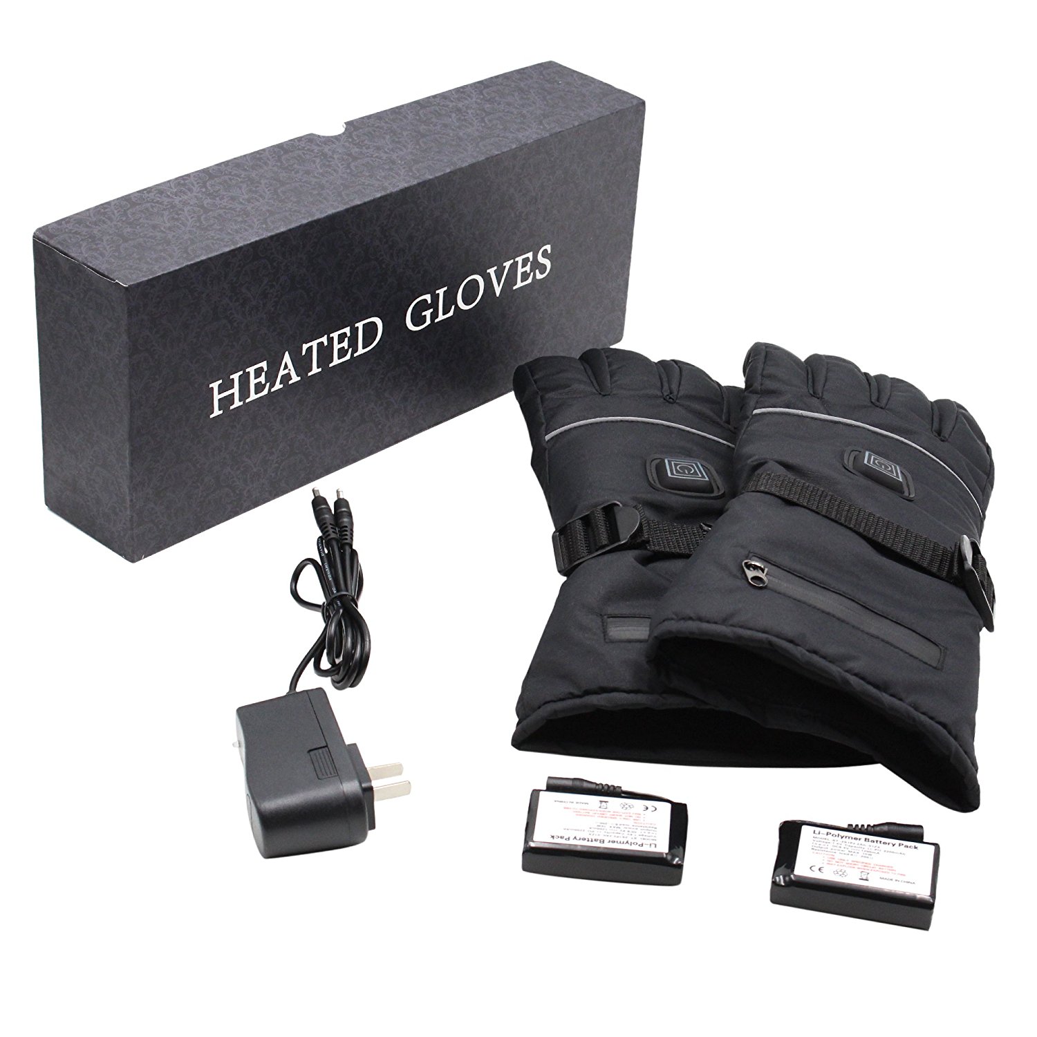 Rechargeable Battery Operated Heated Gloves with 3 Heat 7.4V 