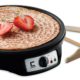 Chefman Electric Griddle & Crepe Maker, Precise Temperature Control for Perfect Crepes, Blintzes, Pancakes, Eggs, Bacon and more, 12" Non Stick Grill Pan, Includes Batter Spreader & Spatula - RJ33-C