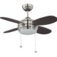 Litex E-MLV36BNK4LK1 Maksim Collection 36-Inch Ceiling Fan with Five Wench Wood Blades and Single Light Kit with Opal Frosted Glass