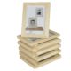 Set of 10 Unfinished Solid Wood Photo Picture Frames 5x7 Inch , Ready to Paint for DIY Projects